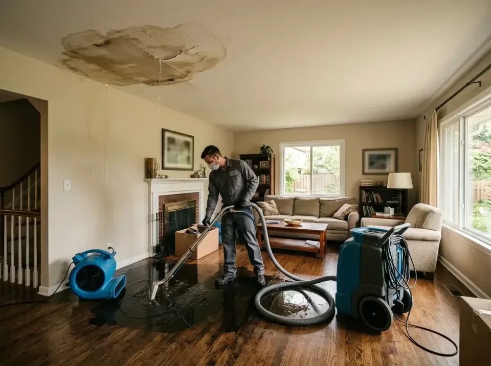 attic-pipe-burst-ceiling-drip-008 — frequently asked questions, Water Damage Restoration & Carpet Care in New Cumberland, PA